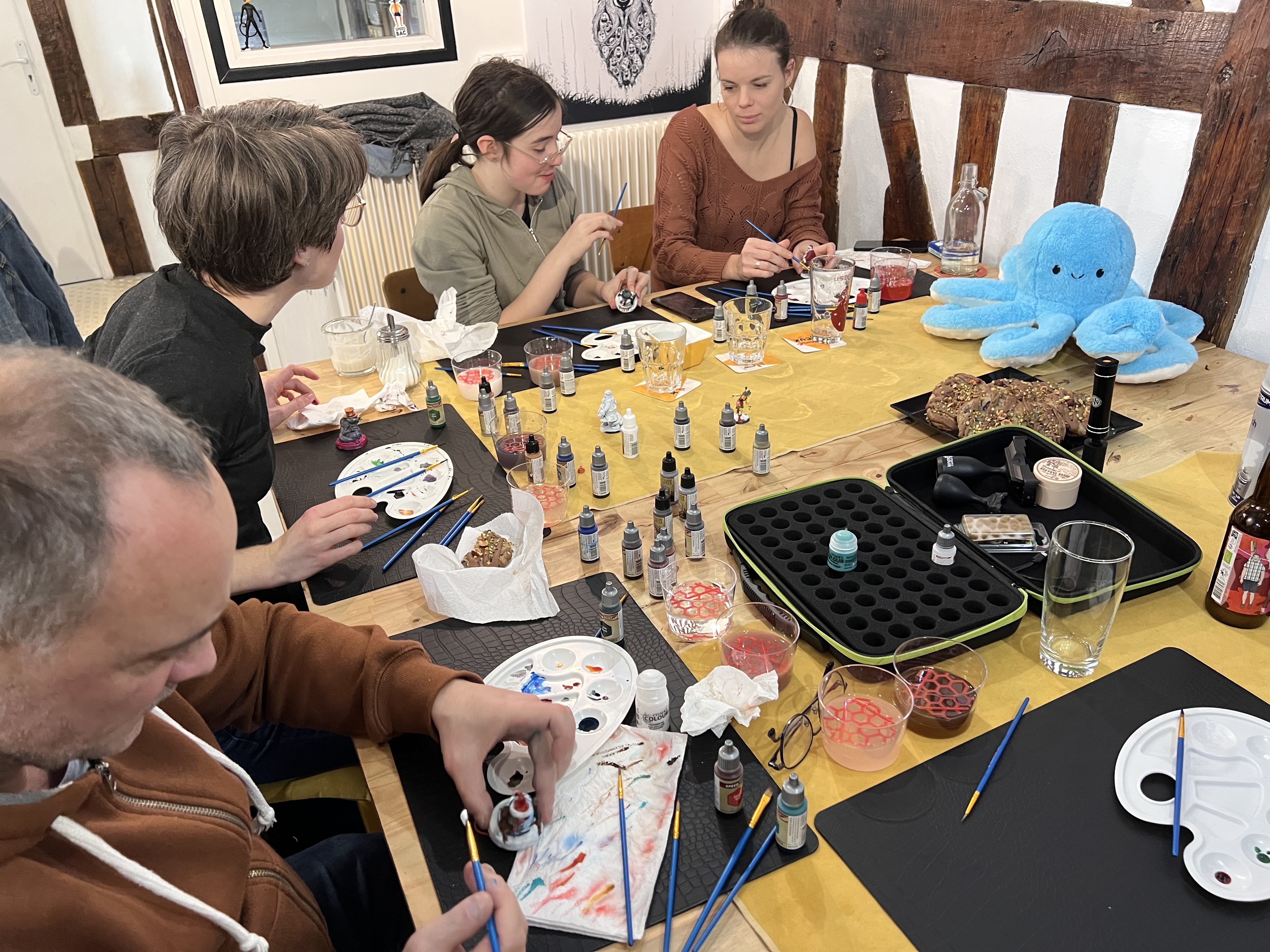 Atelier peinture de figurines